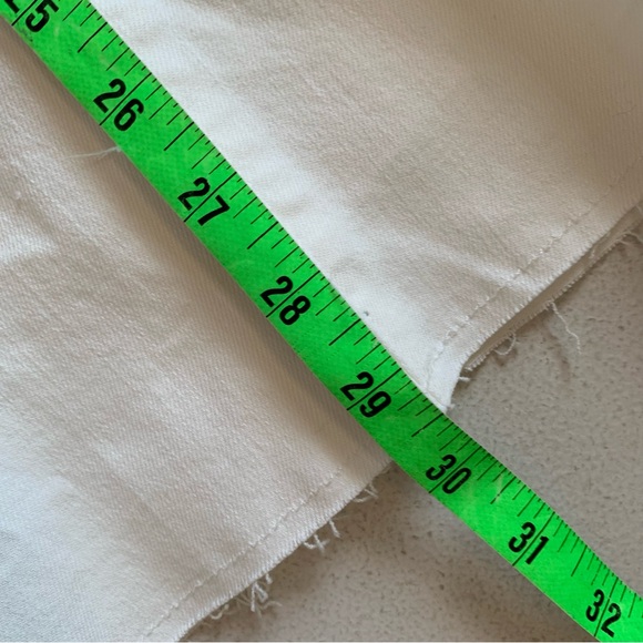 J Crew Factory Tall White Wide-Leg Cropped Jean in All Day Stretch Size 28T NWT - Picture 17 of 17